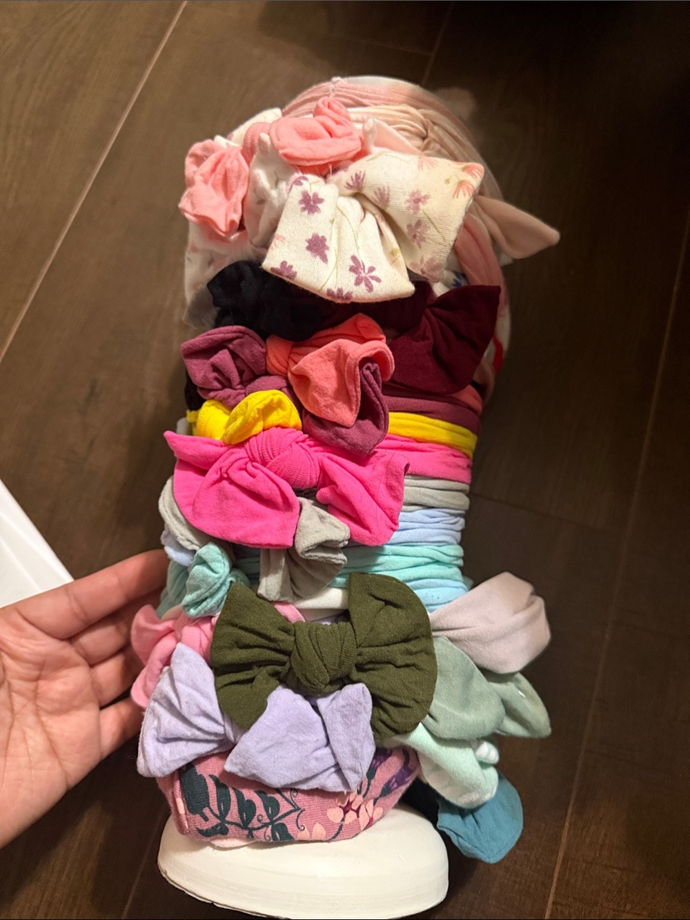 Kids Bow Headband Set — Assorted Pastel & Bright Colors